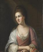 Thomas, The Actress Elizabeth Younge with Bust of Shakespeare